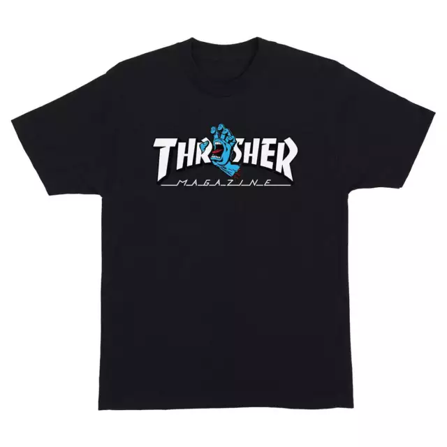 Santa Cruz - Thrasher Screaming Logo Tee Black