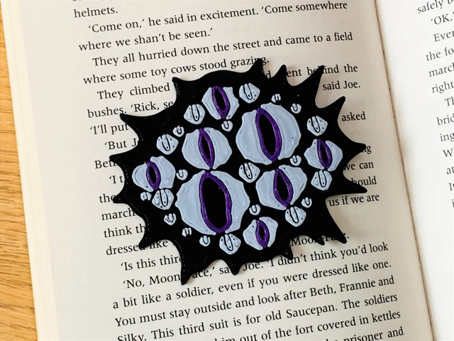 Roblox Doors Inspired Eyes Bookmark - 3D Printed - Gamer Kid Gift Party Favour