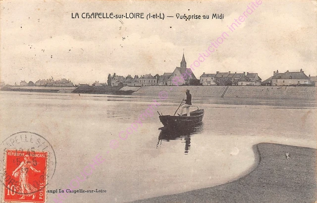 CPA 37140 La Chapelle On Loire View Taken of / The Midi