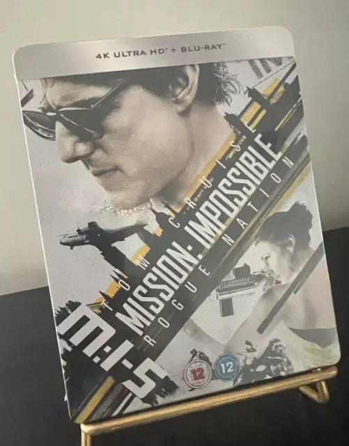 [BLU RAY 4K UHD] STEELBOOK Zavvi MISSION IMPOSSIBLE ROGUE NATION Neuf. TomCruise