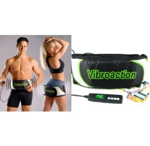 Cintura Fascia Vibrante Massaggiante Vibro Calore Palestra Addominali Dieta