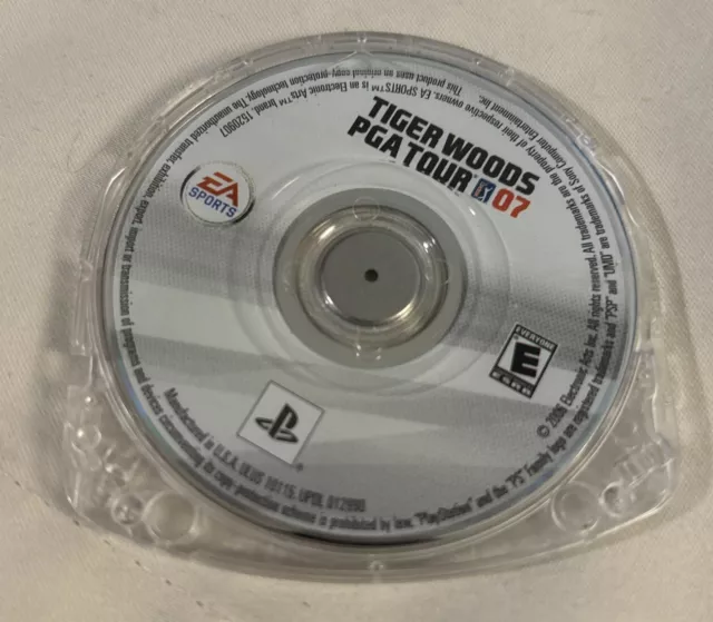 Tiger Woods PGA Tour 07 (Sony PSP, 2006) - Disc Only - Replacement Case - Tested