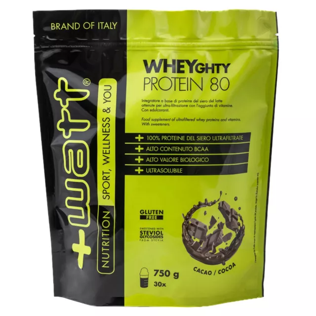 +WATT WHEYGHTY PROTEIN 80 DOYPACK 750 GR Cacao