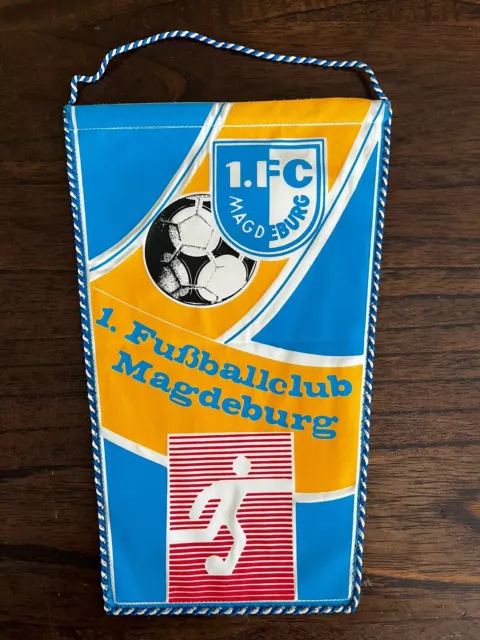 Wimpel 1.FC Magdeburg Erfolge Jubiläum FCM DDR Oberliga Original