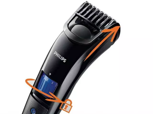 Cortapelos para barba inalámbrico recargable Philips, protección de...