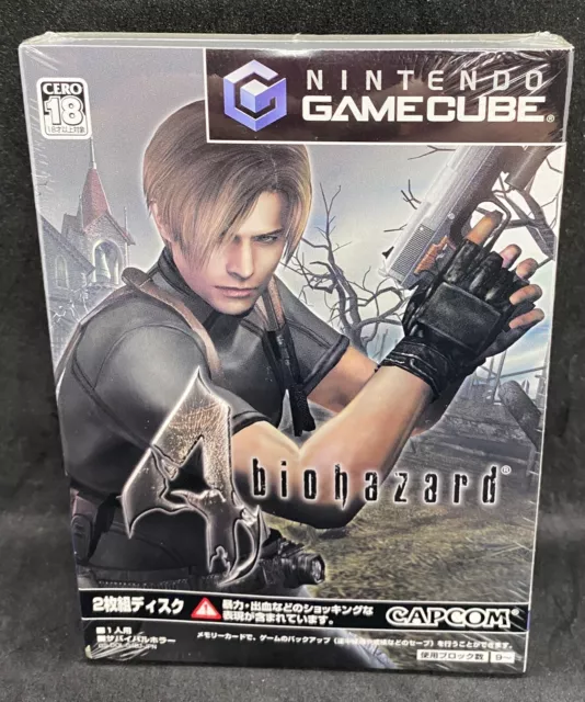 Gamecube Resident Evil 4 Sealed GRADED 85+ NM+ ( Uncirculated )