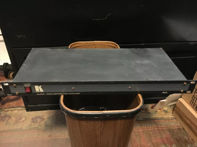 Kramer SV-5 S-Video Distribution Amplifier, needs simple repair.