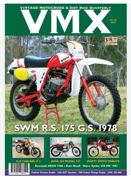 VMX MAGAZINE VINTAGE Motocross & Dirt Bike Issue #96 2023