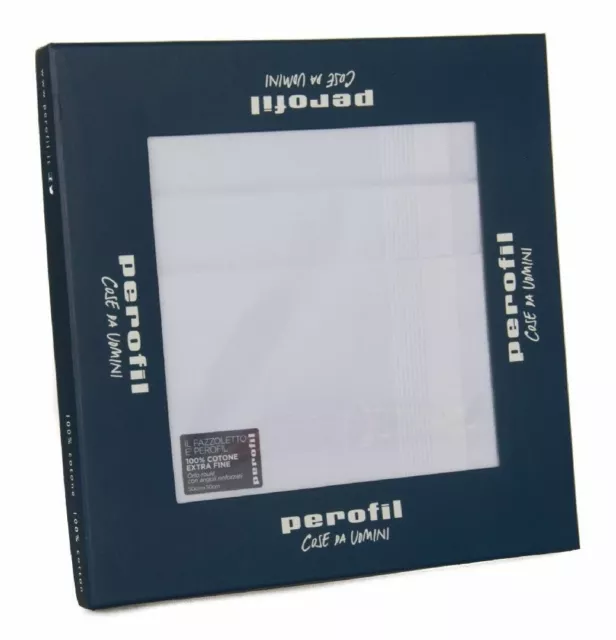 PEROFIL SCATOLA DA 12 FAZZOLETTI cm 45x45 bianco / colorati