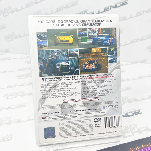 Gran Turismo 4 PS2 PlayStation 2 PAL/UK Sony completo di manuale 2