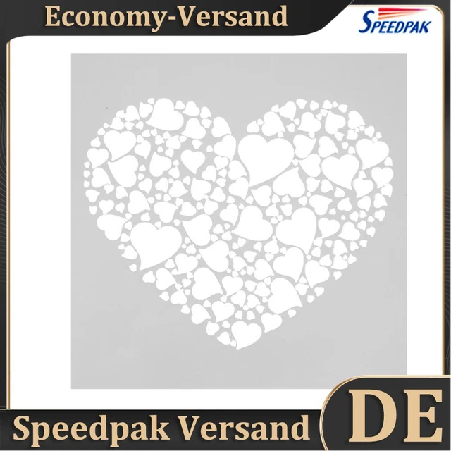 Fondente cuore fai da te decorazione stencil matrimonio decorazione cupcake modello