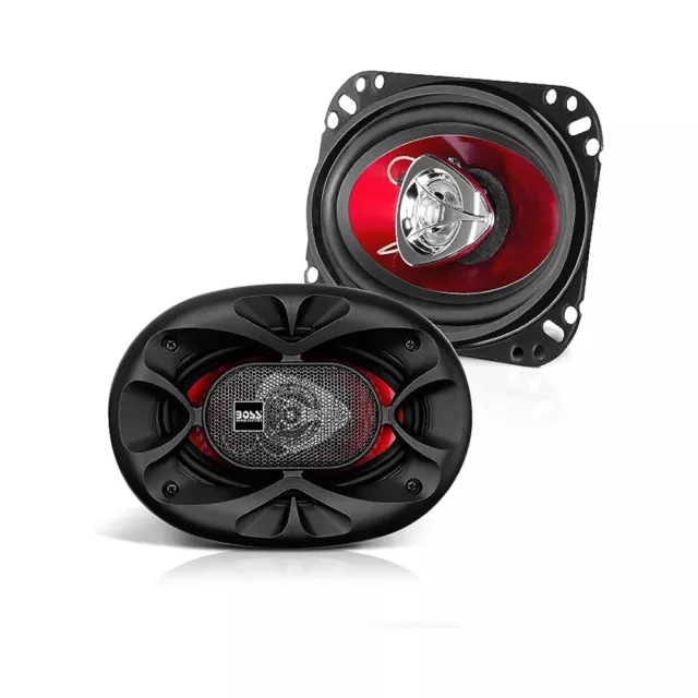 Boss Audio CH4620 2x Lautsprecher Auto Car Hifi 2-Wege 4x6Zoll 15cm oval 200Watt