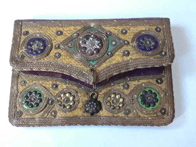 Porte-monnaie En Cuir Marocain - Couleur Marron, Pliable - Occasion, Marque Générique - Style Créateur