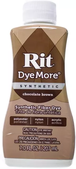 Synthetic Rit Dye More Liquid Fabric Dye – Wide Selection of Colors – 7 Ounces -