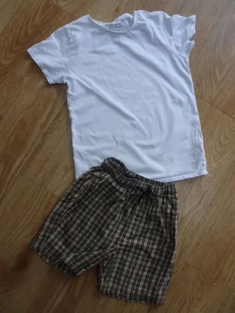 NEXT boys 2 piece summer clothes bundle shorts t shirt AGE 8 YEARS excellent