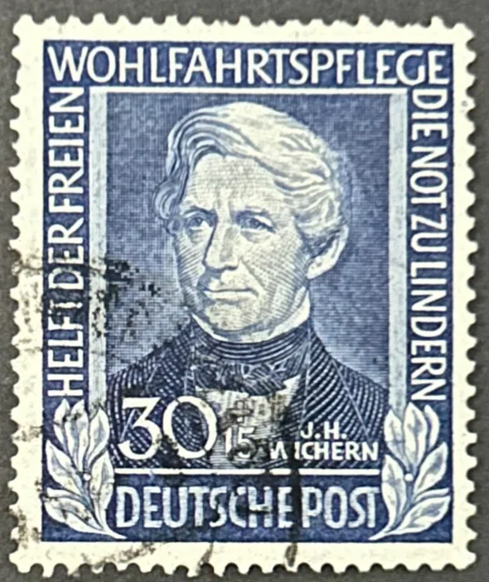 Alemania 1949 Fondo de bienestar social J. H. Wichern.