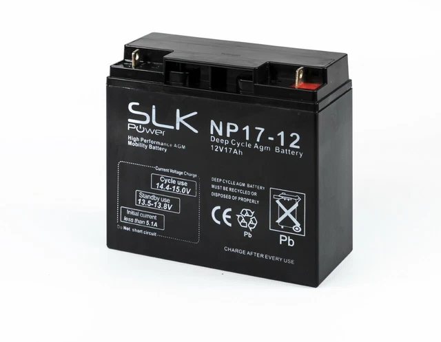 Batteria T6 Power NP12-17 - 12V 17Ah Ricambio Qualit&agrave;