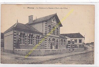 CPA 10380 Plancy L' Abbey La Town Hall and The Home School Of Girls 1923