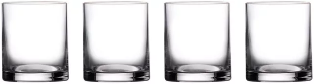 MARQUIS BY WATERFORD CRYSTAL 'MOMENTS' 4 OLD FASHIONED TUMBLERS 390ml BOXED -NEW