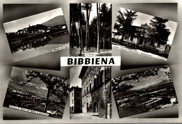 Bibbiena vedutine f. g.  viaggiata 1967 Arezzo