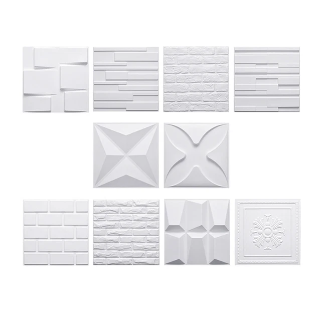 24X 3D WALL Panels Covering PVC Cladding Wallpaper Kitchen Decorative