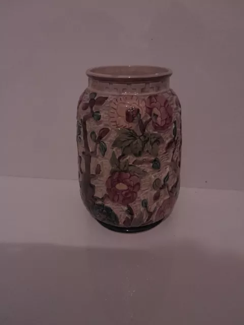 Vintage, H J Wood, Indian Tree Vase, and jug Hand Painted, Great Item