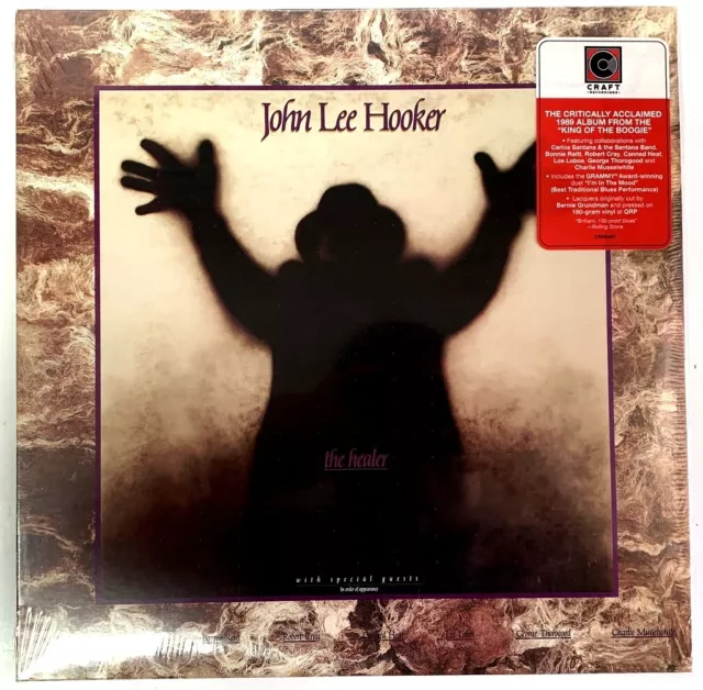 John Lee Hooker  –  "The Healer”  - NEW / SEALED  – 1989 / 2022 RE - 12" 180g LP