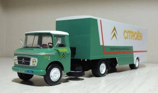 RARE SEMI-REMORQUE CITROEN U55 PORTE VOITURES (1964)-(1/43 éme). IXO