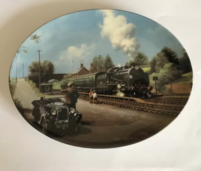 Wedgwood Plate Railway Memories-A Special Treat By Don Breckon Ltd Edition & COA