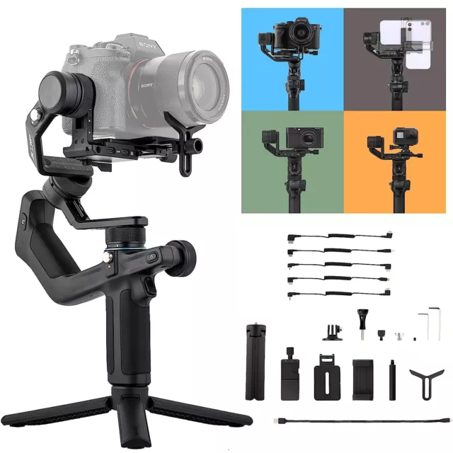 SCORP-Mini All-in-1 Gimbal-Stabilisator für Smartphone, Action- und Spiegellose