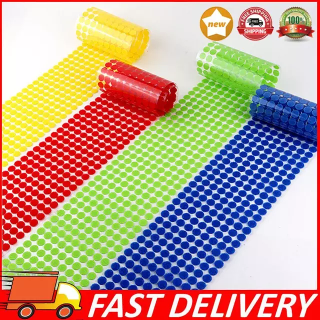 500 Pair 10mm Adhesive Stickers Portable Round Dots Sticker Tape DIY Accessories