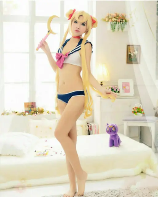 Sexy Women Girl Lingerie Set Anime Cosplay Costume Underwear Cute Clubwear US