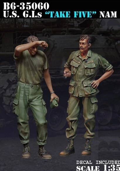 Bravo B6-35060 1/35 America Soldier Vietnam Small Rest Body Set