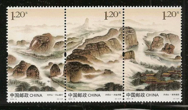 China 2013-16 Lang Hu Shan Mountain 龙虎山 Set 3 MNH