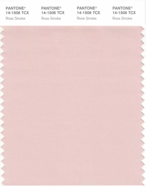 PANTONE Smart 14-1506X Color Swatch Card, Rose Smoke