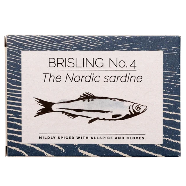 FANGST Brisling No. 4 die nordische Sardine leicht gesalzen  gepresstem Rapsöl