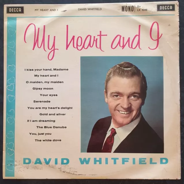 DAVID WHITFIELD - My Heart and I - Decca KL 4348 - Vinyl - VG/EX