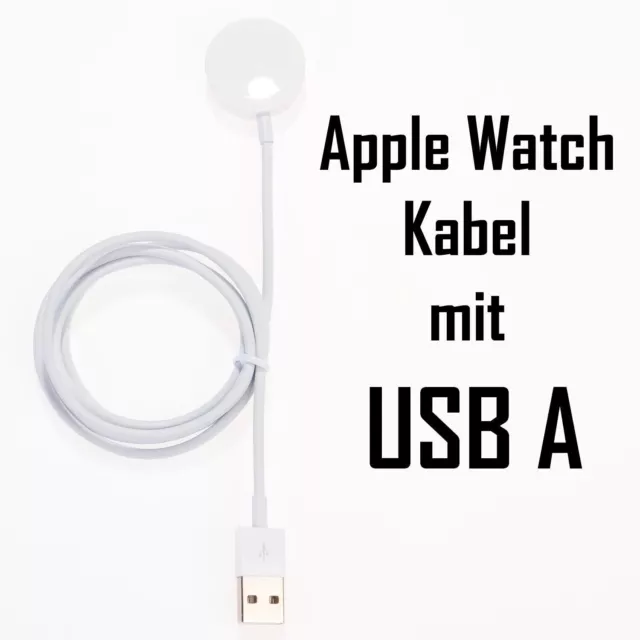 USB A Apple Watch Magnetisches Ladekabel Charger Ladegerät 1 2 3 4 5 6 7 8 9 ✅