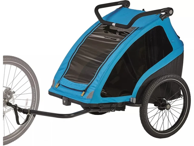 Double stroller best sale with bike tires