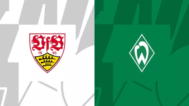 Fußballkarte für das Spiel "Werder - Stuttgart"