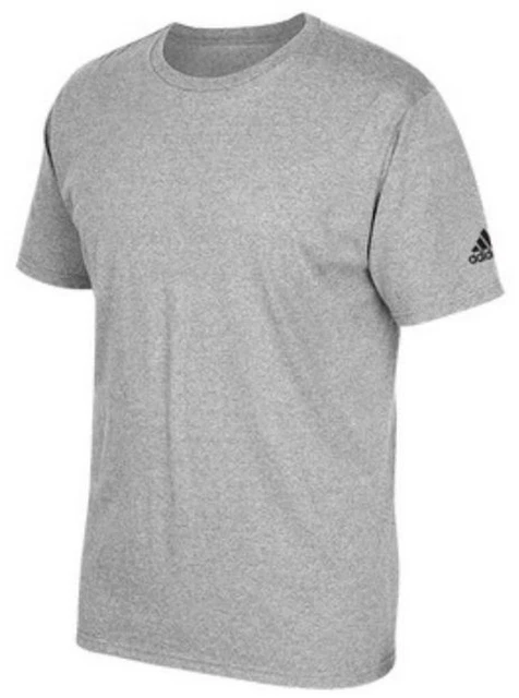 ADIDAS THE GO TO Tee Men s Dark Gray T shirt Orange Logo 15.99 PicClick