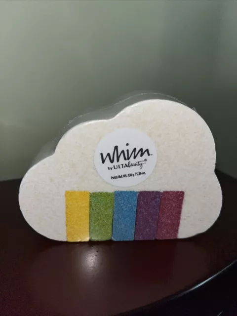 Ulta Beauty Whim Rainbow Cloud Bath Bomb  5.3 Oz. New ans sealed