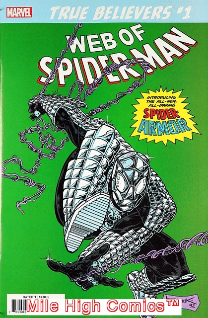 TRUE BELIEVERS: SPIDER-ARMOR (WEB OF SPIDER-MAN) (2019 Series) #1 Very Fine