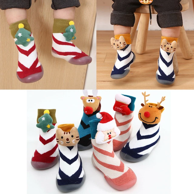 Pantofole antiscivolo bambini bambina ragazzi bambini scarpe calze inverno calde 2