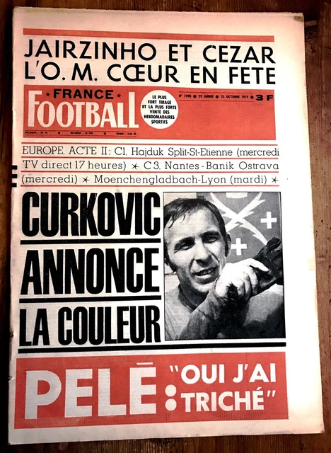 France Football N°1251 De 1970, Spécial Coupe De France, Nîmes-ASSE, édition Originale, Collector