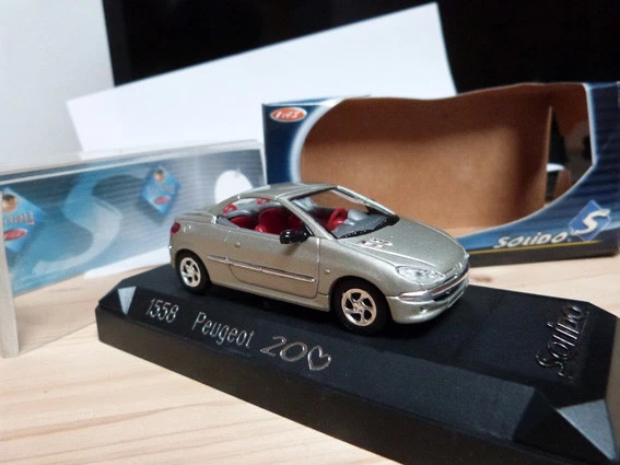 Peugeot CC 20Cœur 2001 Gris Métallisé – Solido 1/43 : La Miniature Collector Qui Ravira Les Passionnés De La Marque Au Lion