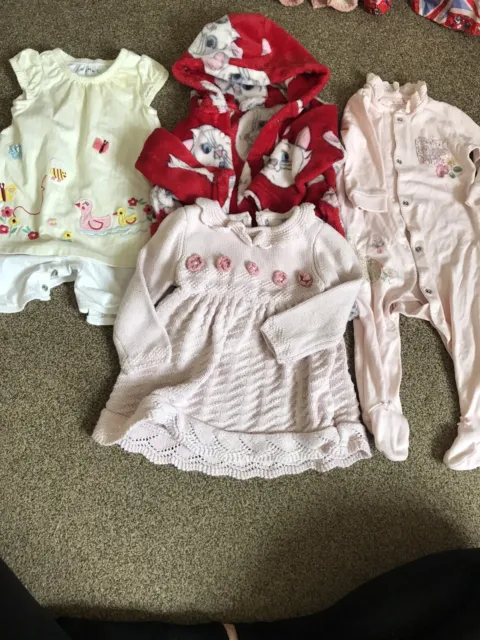 Baby Girls Small Clothes Bundle Age 6-9 Months