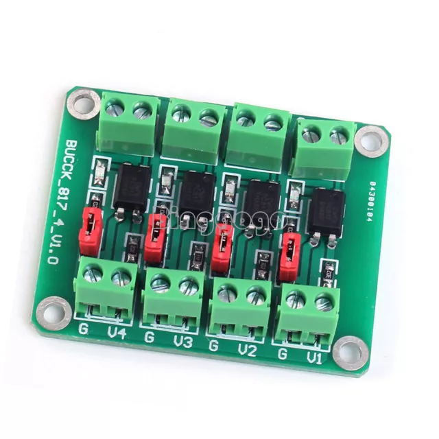 PC817 Isolation Driving Module 4-Channel Voltage Converter Module Optocoupler