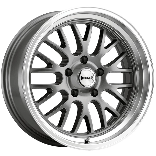 Ridler 607 18x9.5 5x4.5" +6mm Gunmetal Wheel Rim 18" Inch