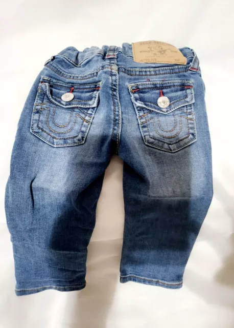 Baby Boys Girls Infant True Religion Skinny Jeans Size 12 Mos Months EUC 3